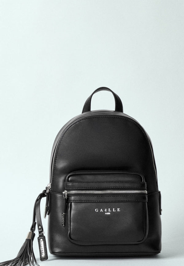 Regular Backpack In Ecopelle Nero